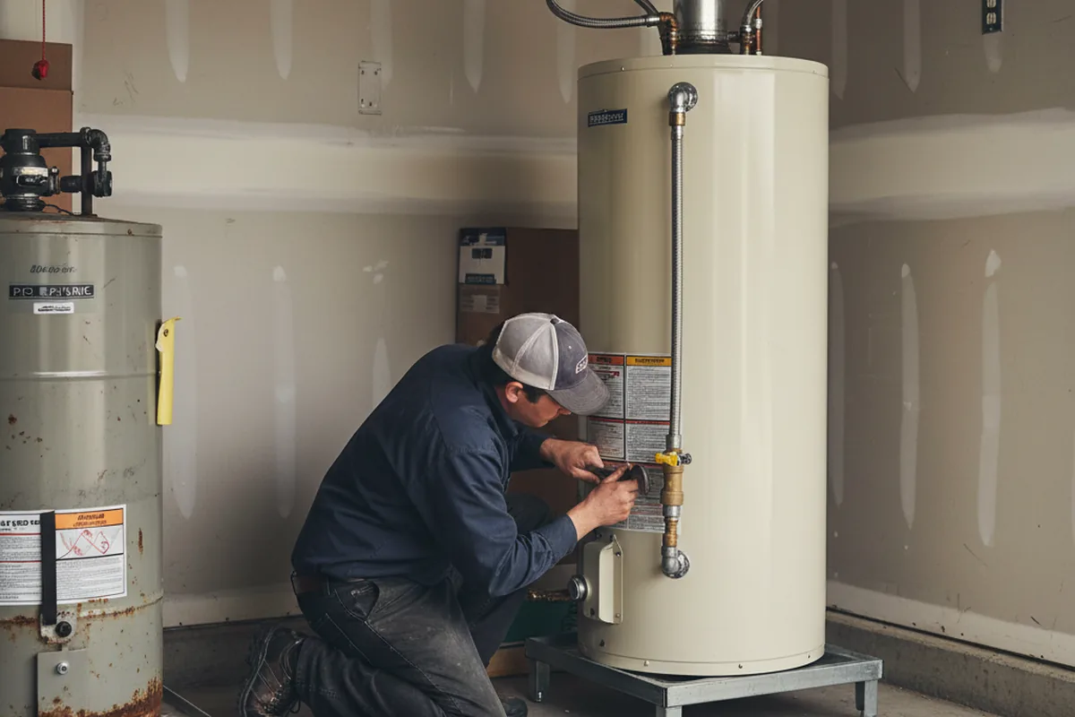 Water heater and shutoff valve replacement in Waianae