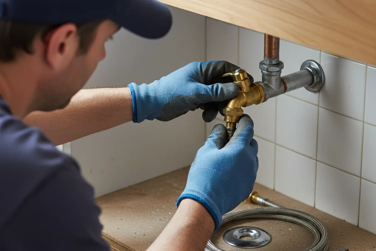 Shutoff valve and fitting work during Emergency Plumbing in Waianae
